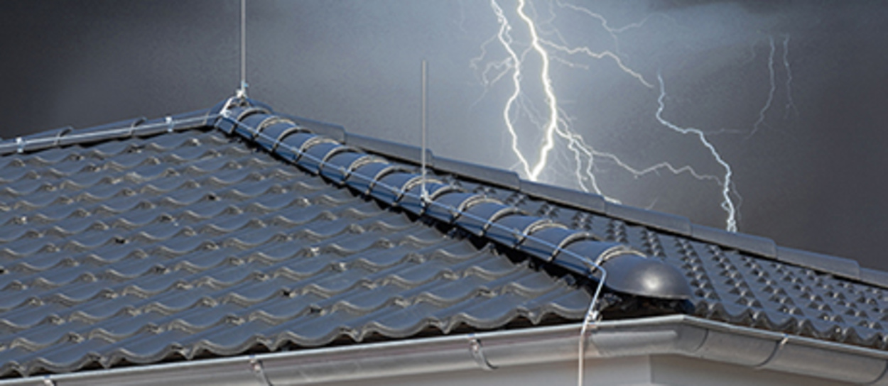 Äußerer Blitzschutz bei Weitz Elektrotechnik in Seligenstadt
